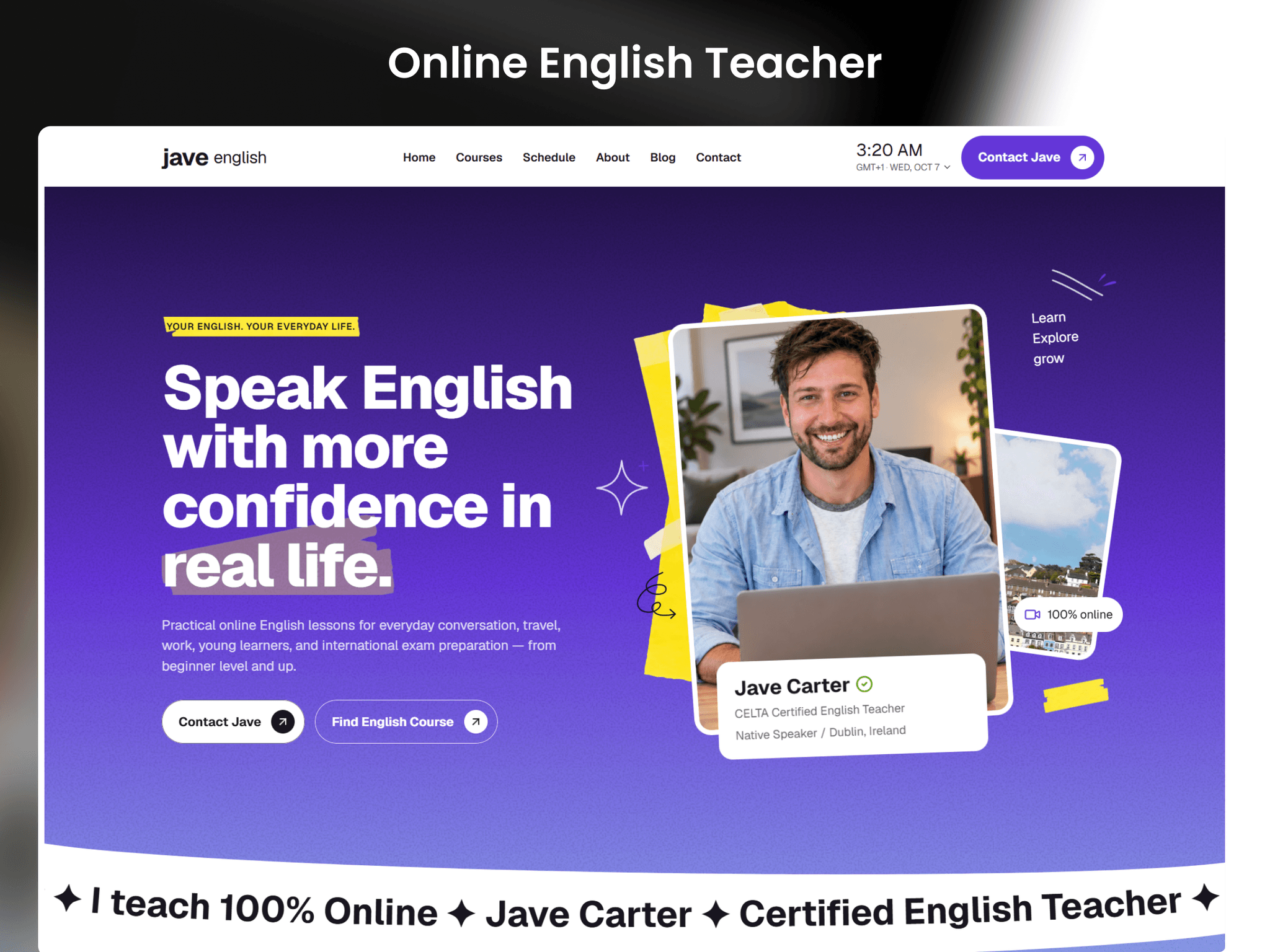 Jave English