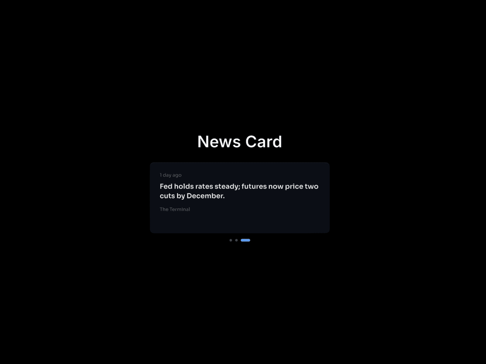 News card