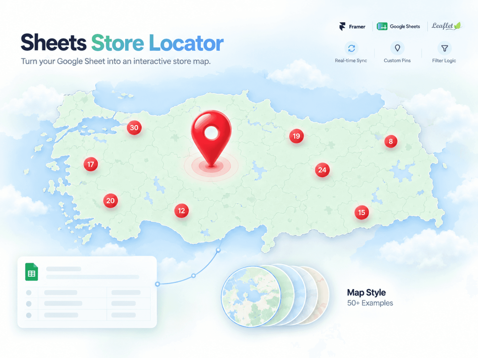 Sheets Store Locator