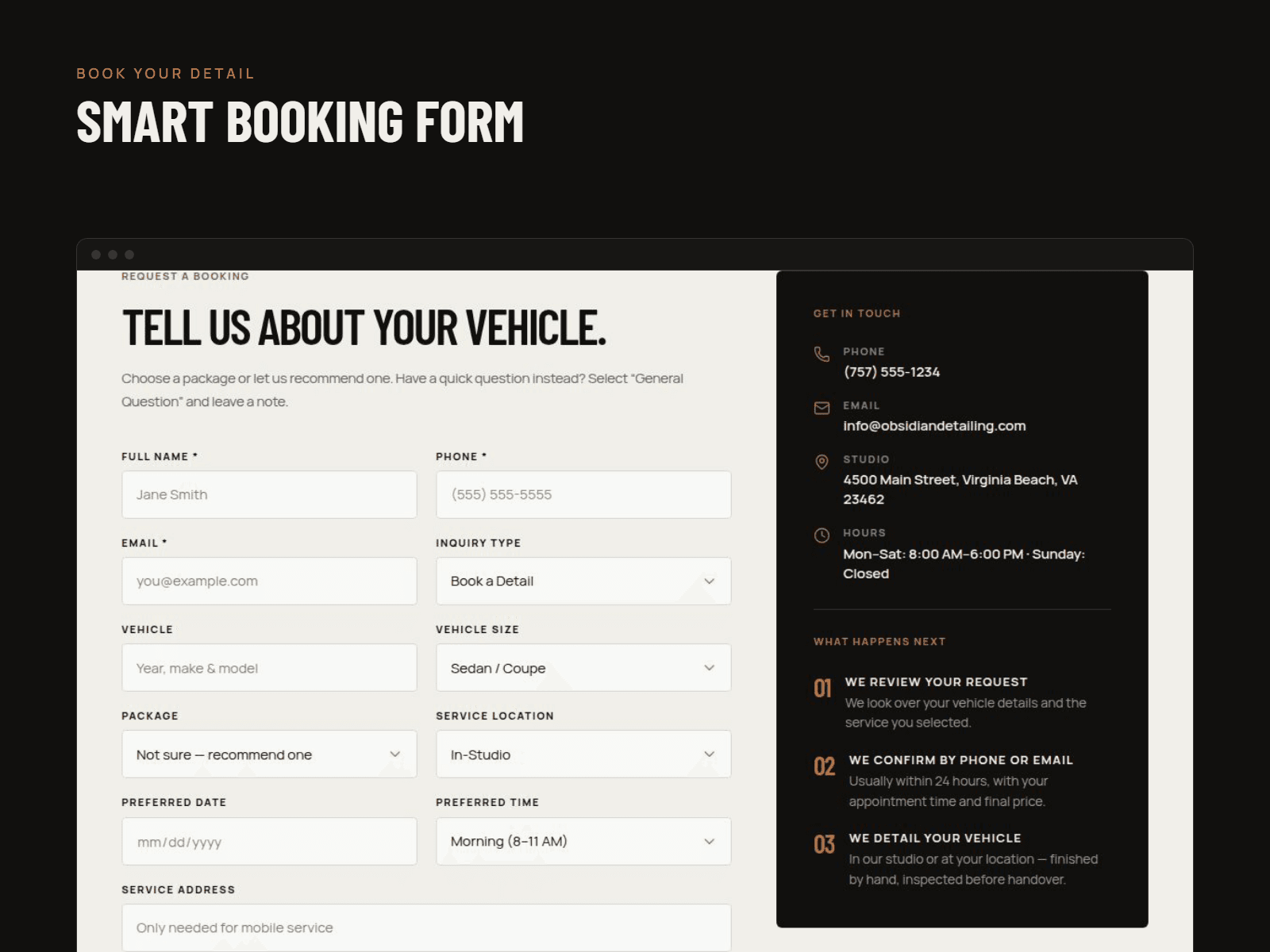Obsidian — Detailing
