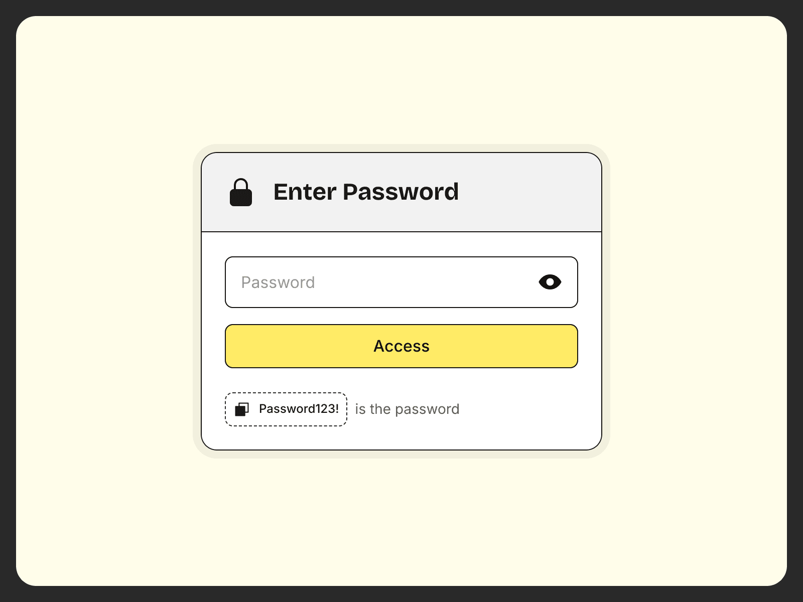 Password Protected