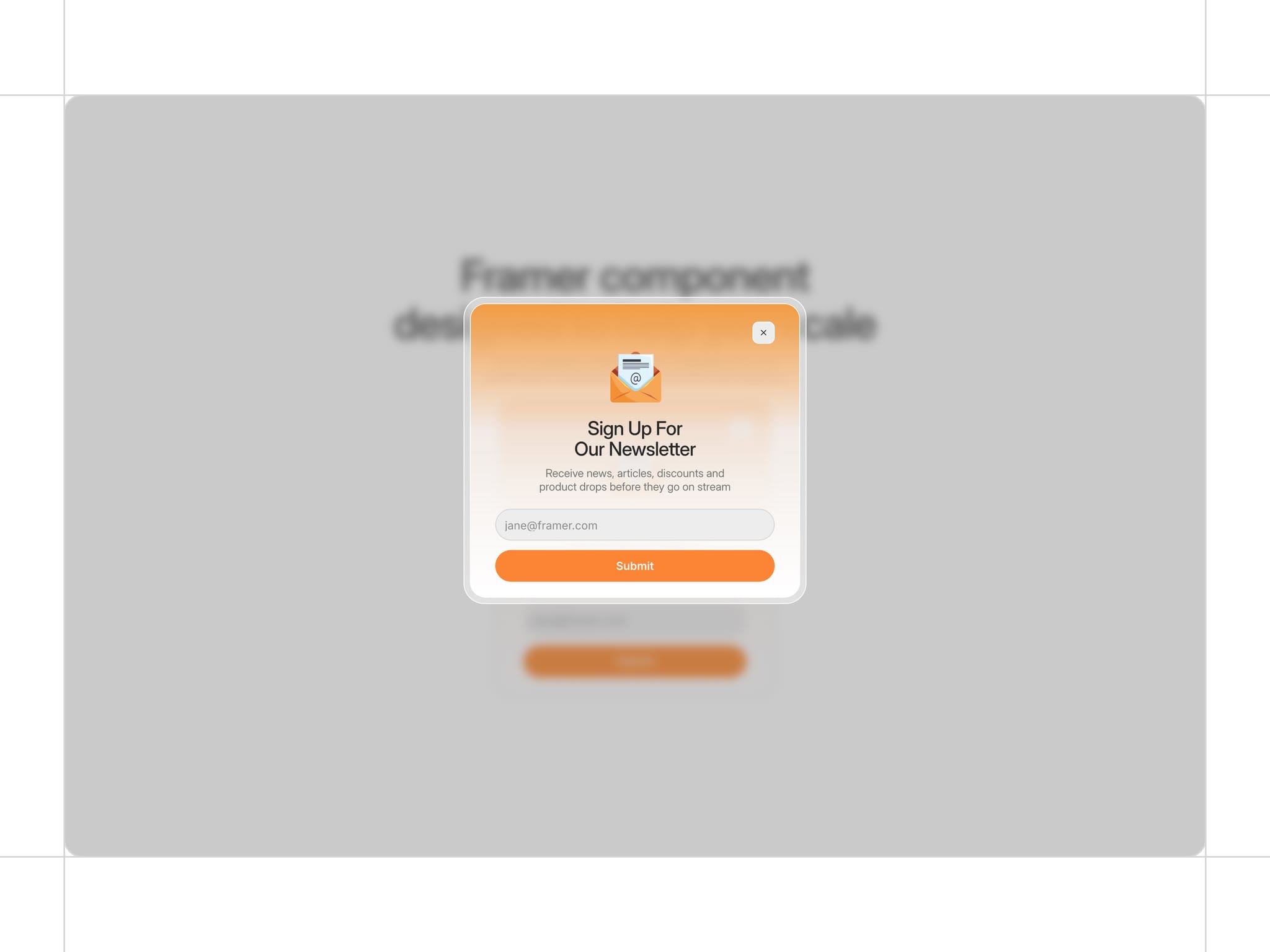 Newsletter Modal Pop