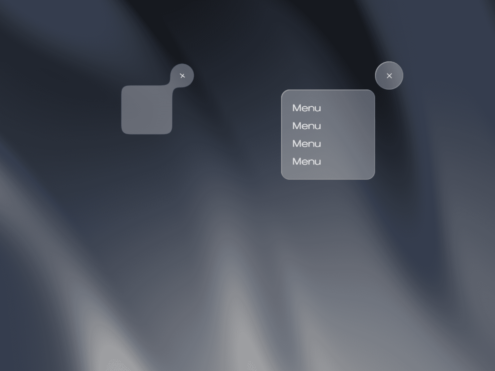 Gooey Glass Nav