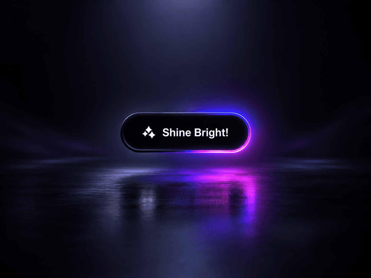 Glow Border Button