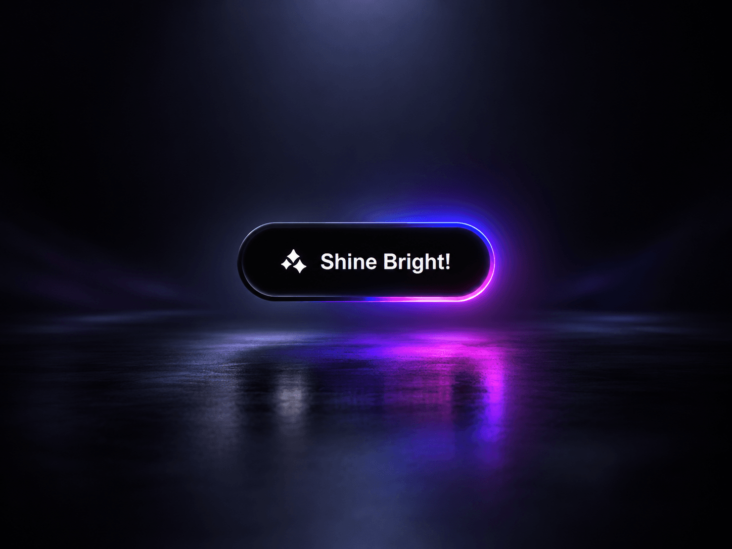 Glow Border Button