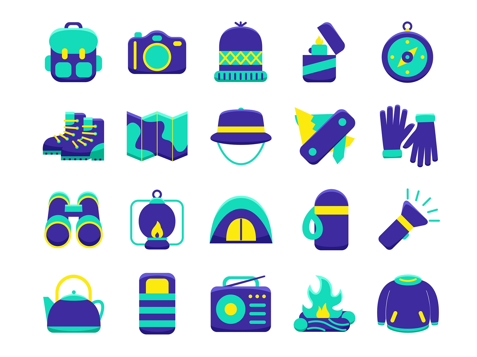 Camping Flat Icon