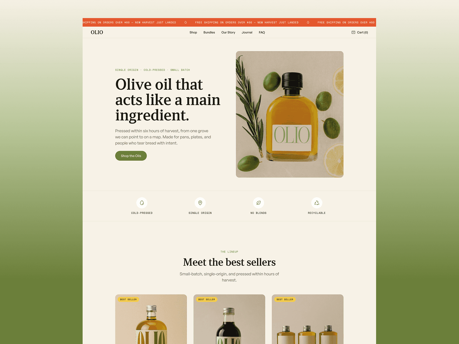 Olio Store