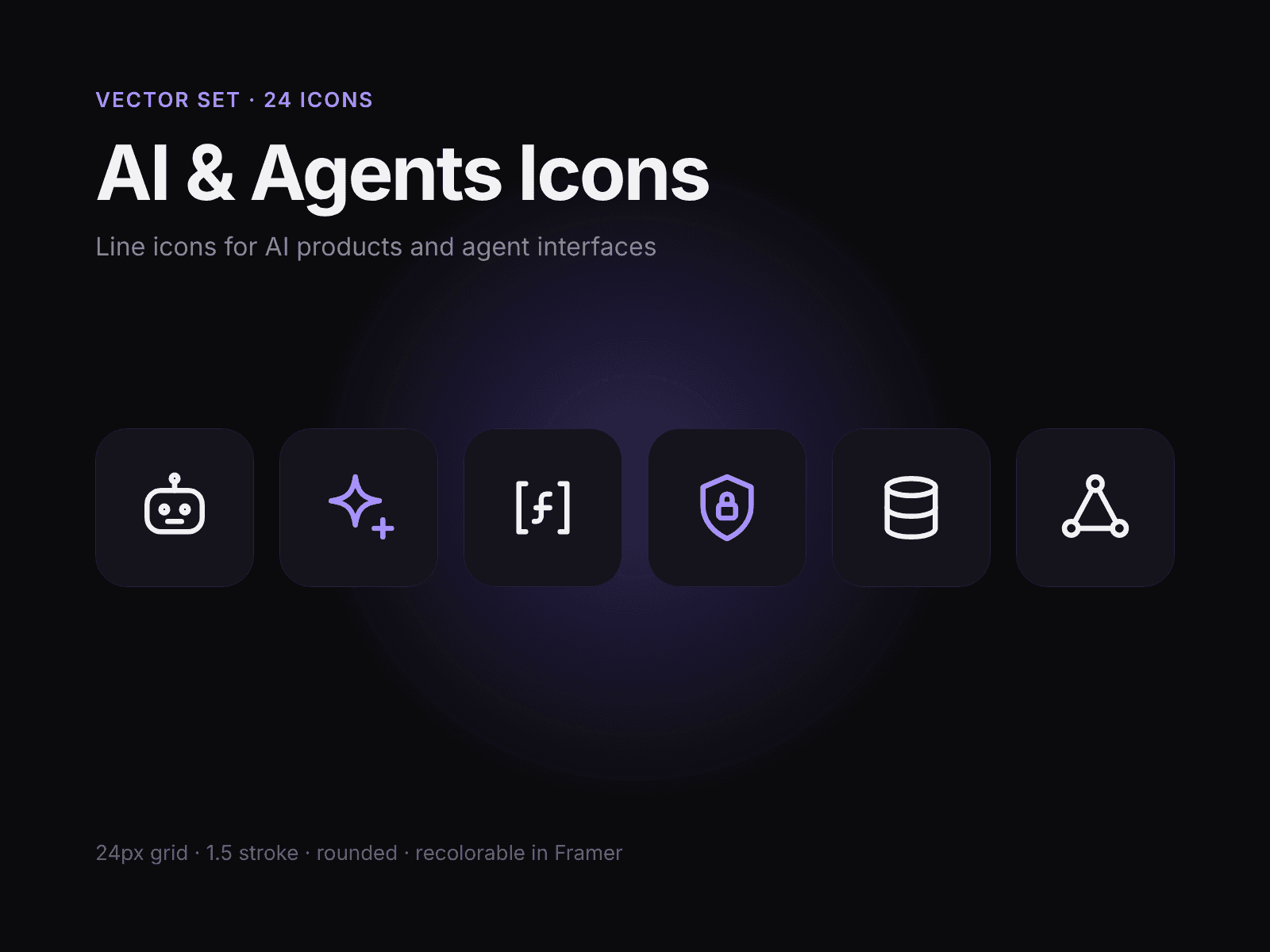 AI & Agents Icons
