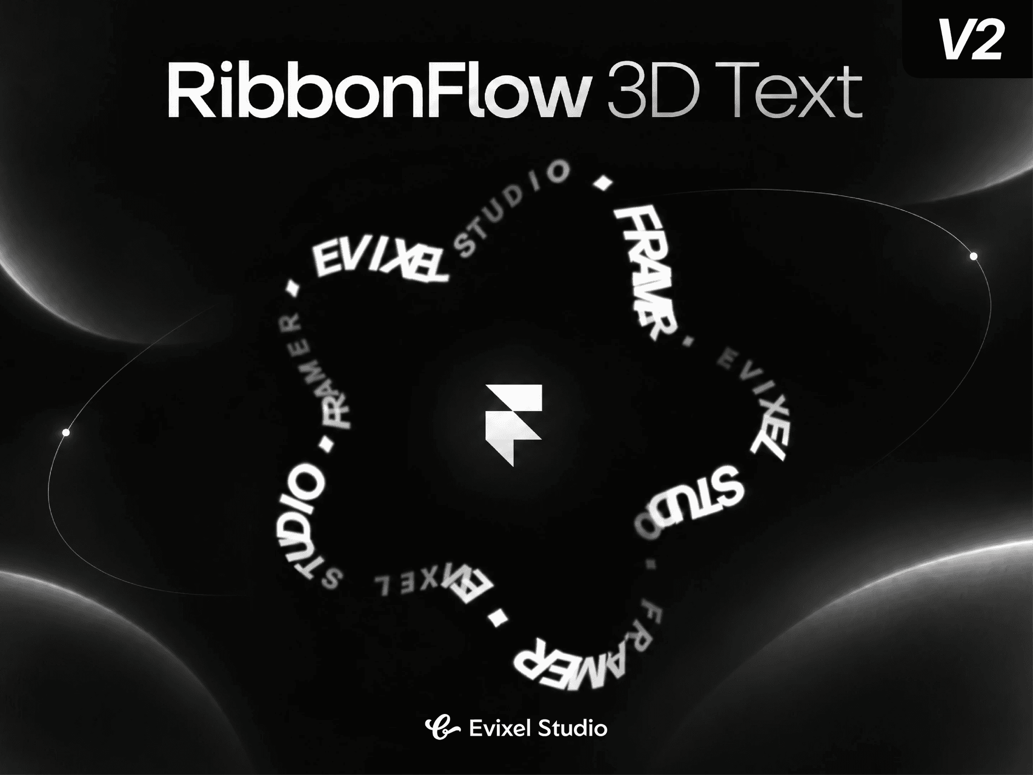RibbonFlow 3D Text