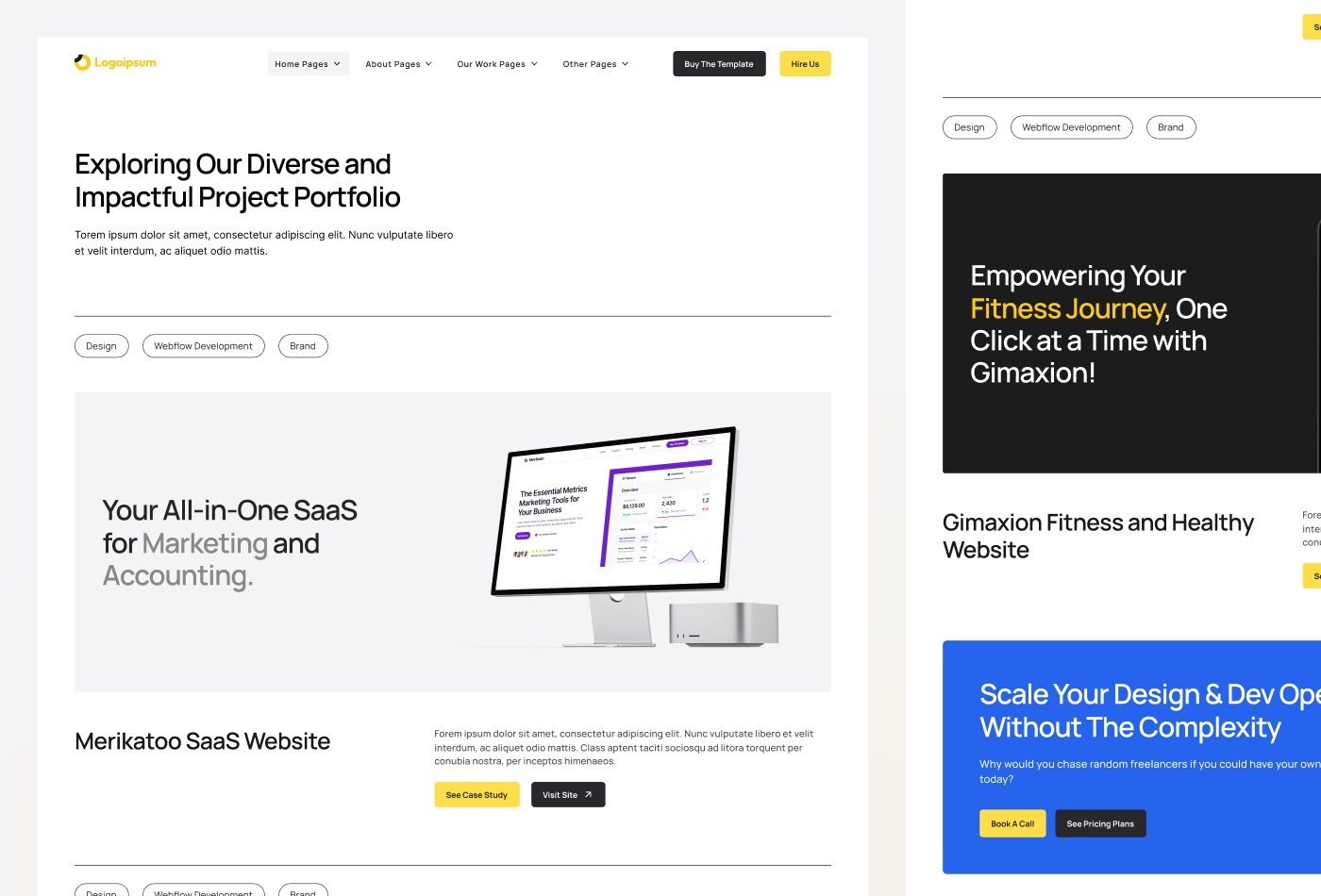 Screenshot 4 for Aleppo, a Framer Marketplace template by Seto Febriant.