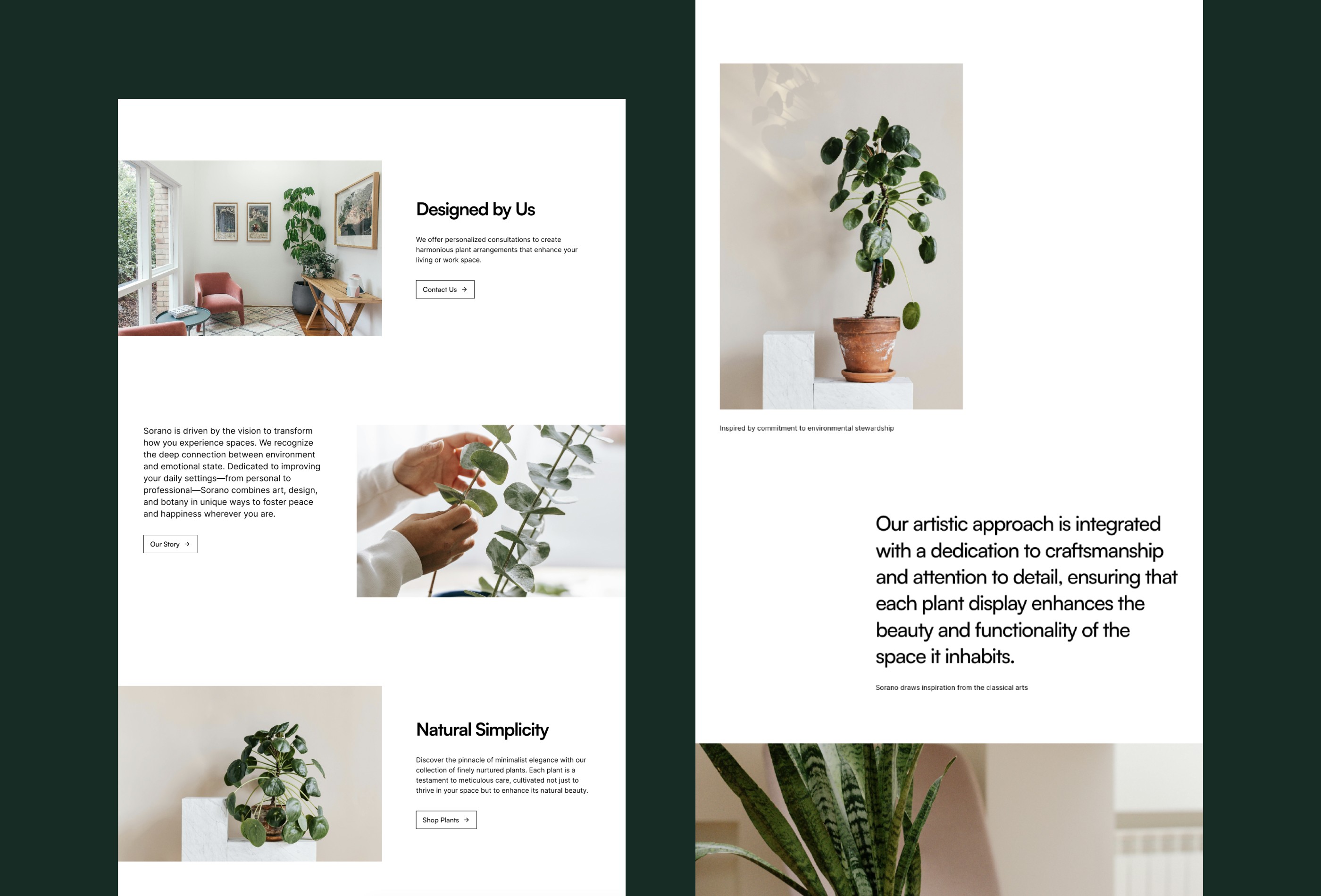 Screenshot 3 for Sorano, a Framer Marketplace template by Adam Kuzma.