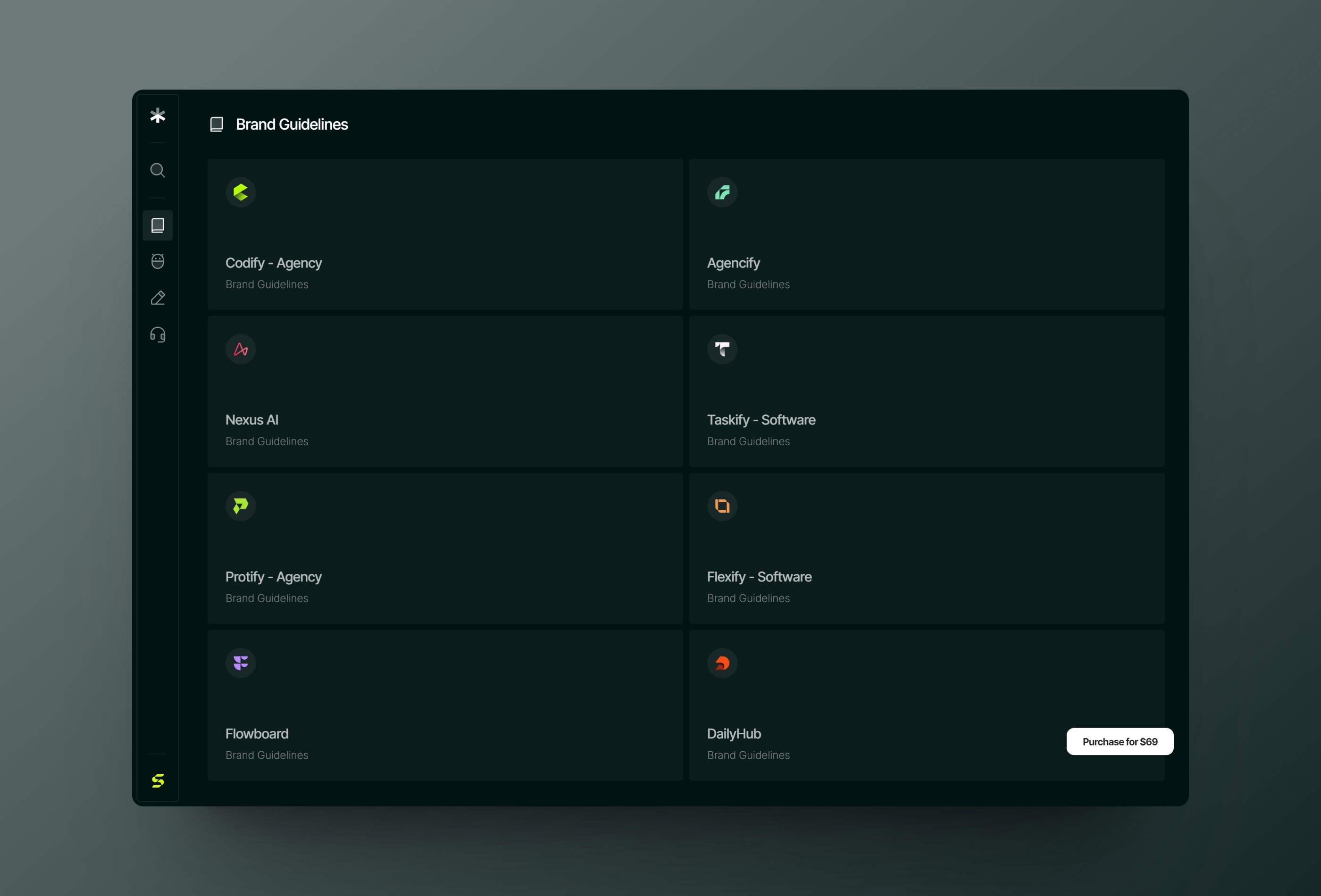 Screenshot 2 for Identify, a Framer Marketplace template by Dmytri Ivanov.