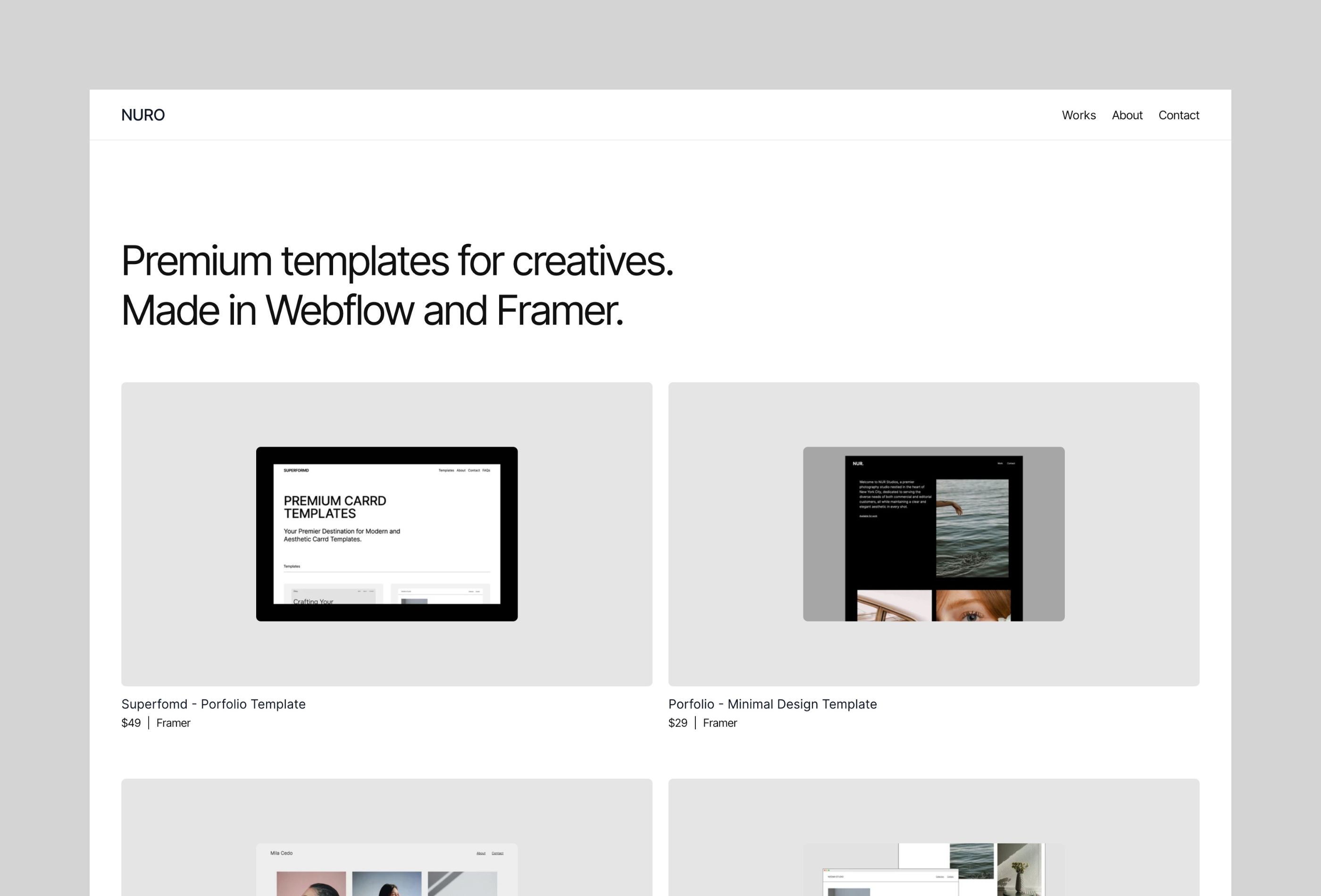 Screenshot 4 for Nuro, a Framer Marketplace template by Pixasquare.