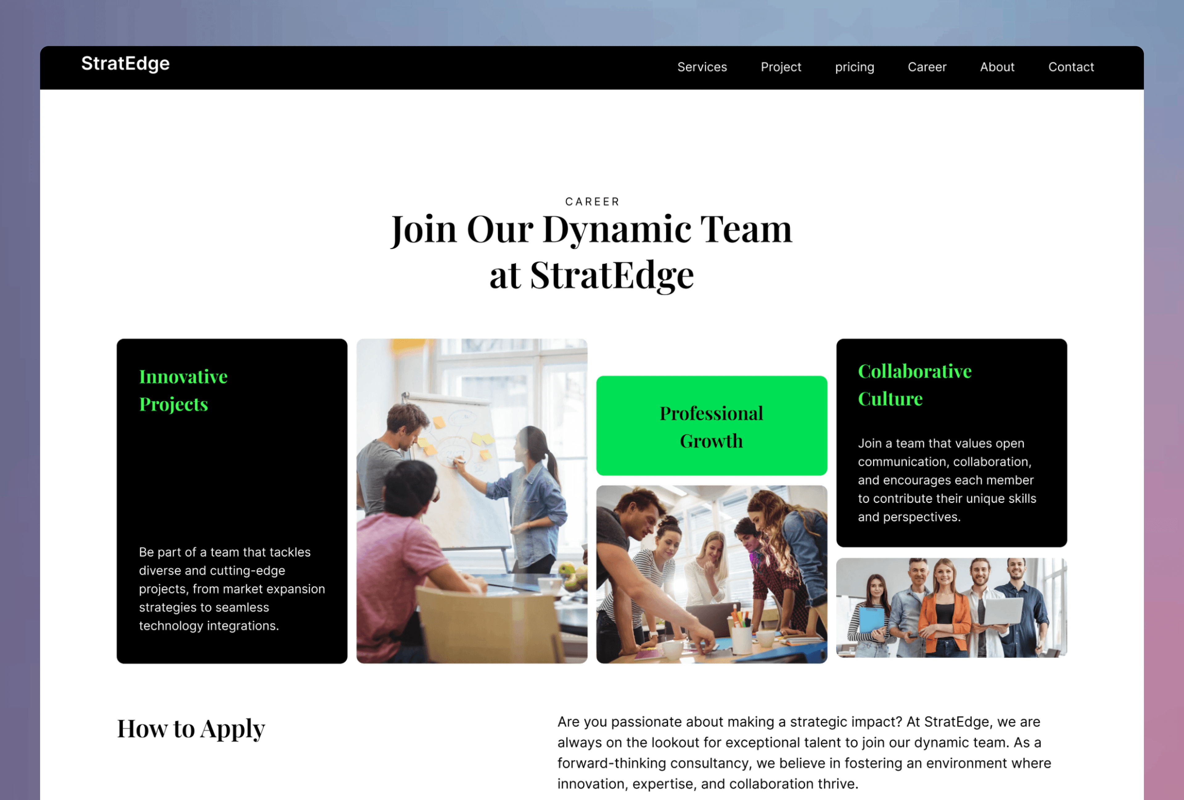 Screenshot 3 for Consultzo, a Framer Marketplace template by Olabode Felix.