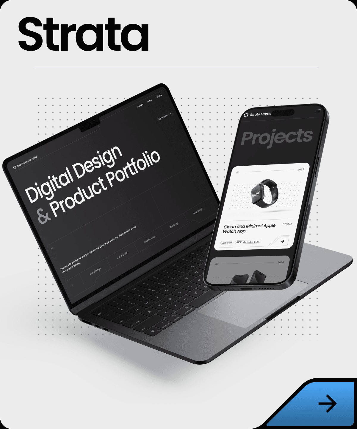 Thumbnail 1 for Strata, a Framer Marketplace template by Jack Elder.