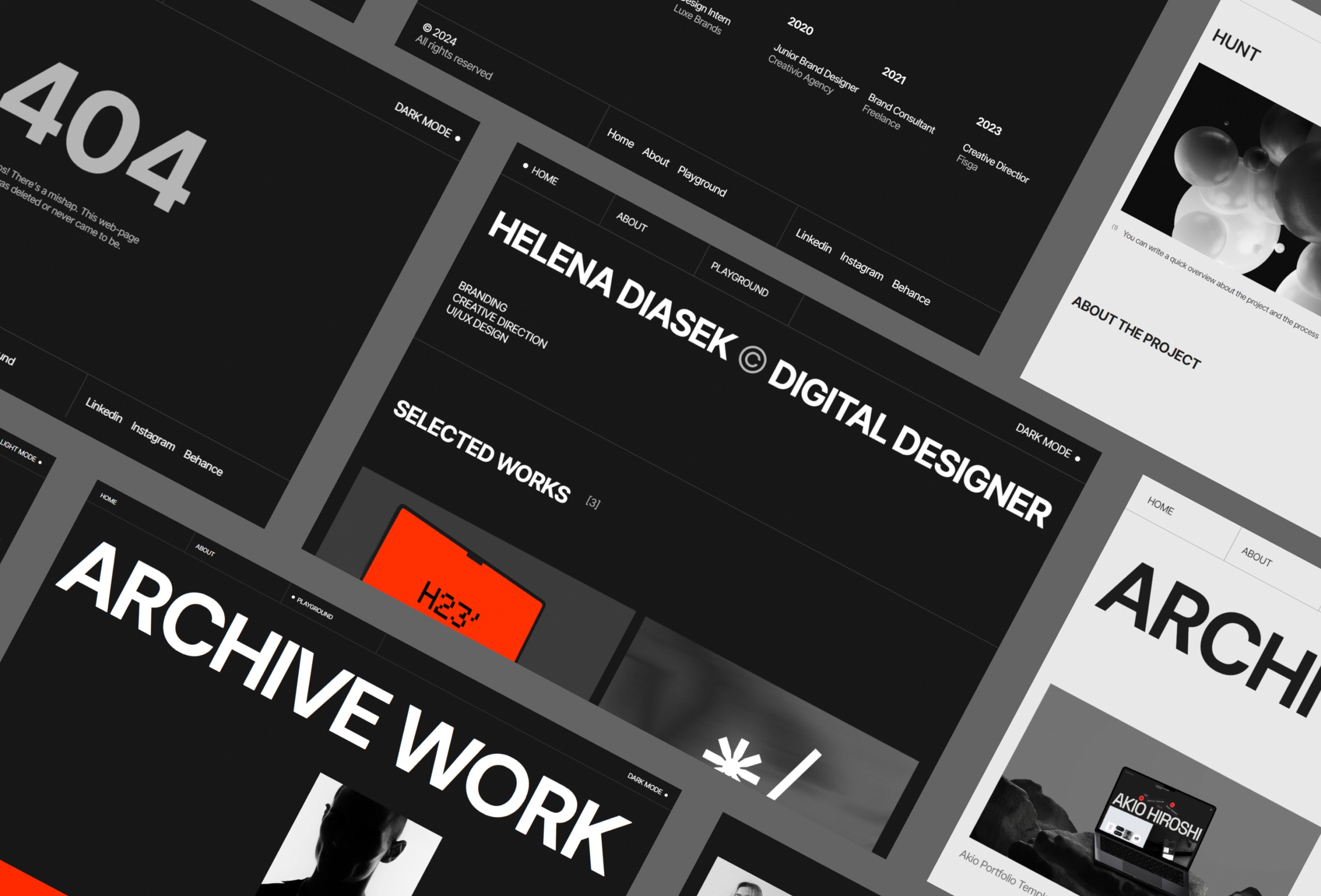 Screenshot 4 for Lumino, a Framer Marketplace template by Joao Alano.