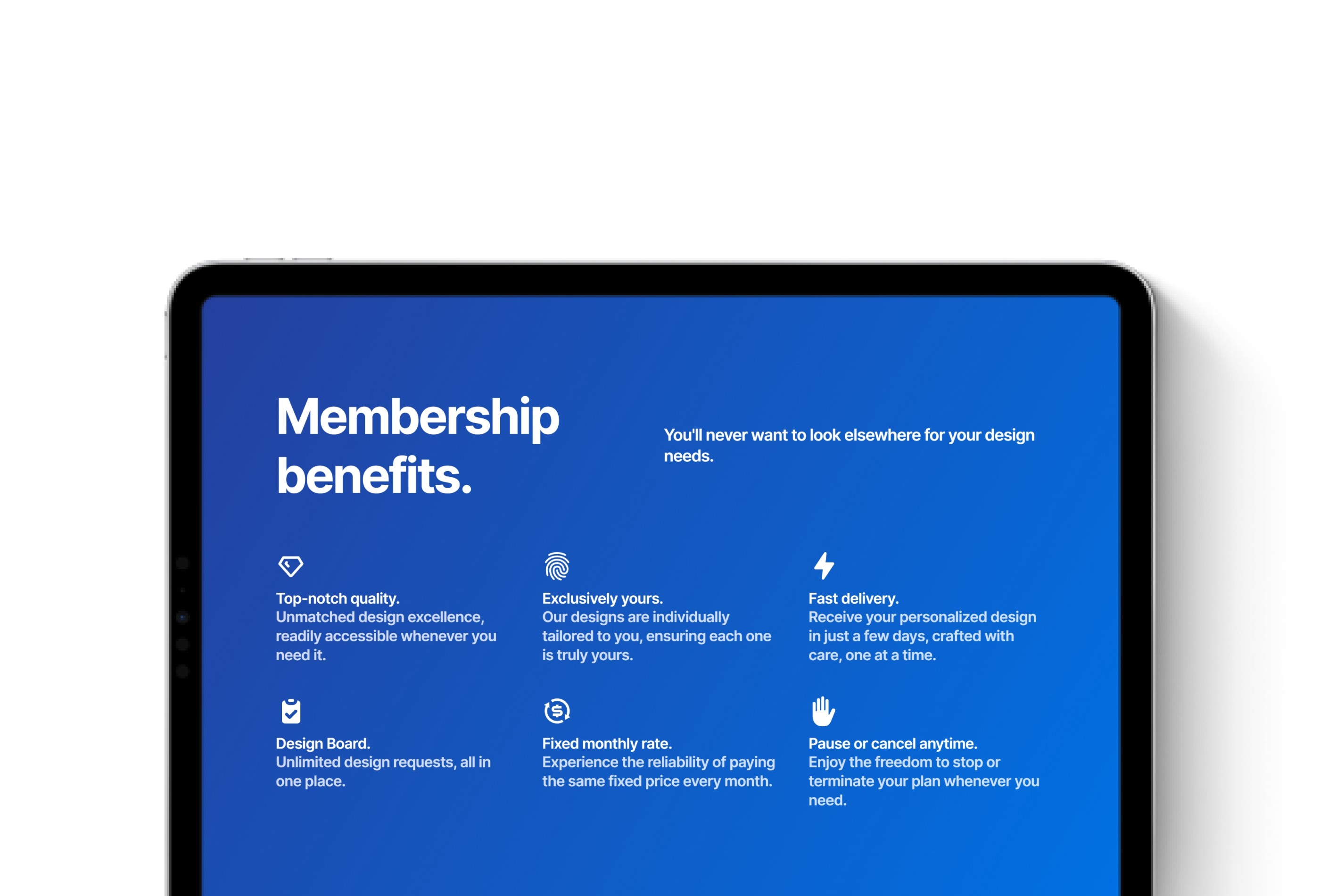 Screenshot 2 for Swifty, a Framer Marketplace template by Jean.