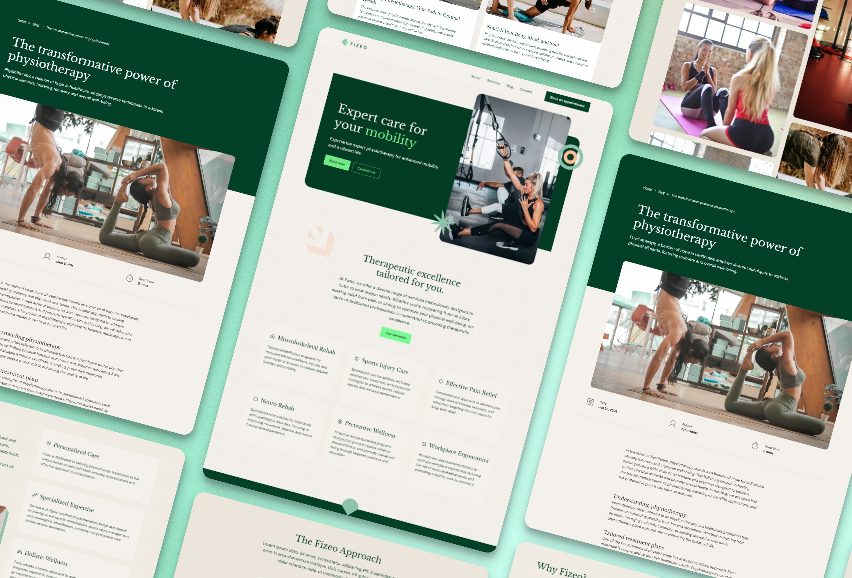 Screenshot 3 for Fizeo, a Framer Marketplace template by Vilu Digital.