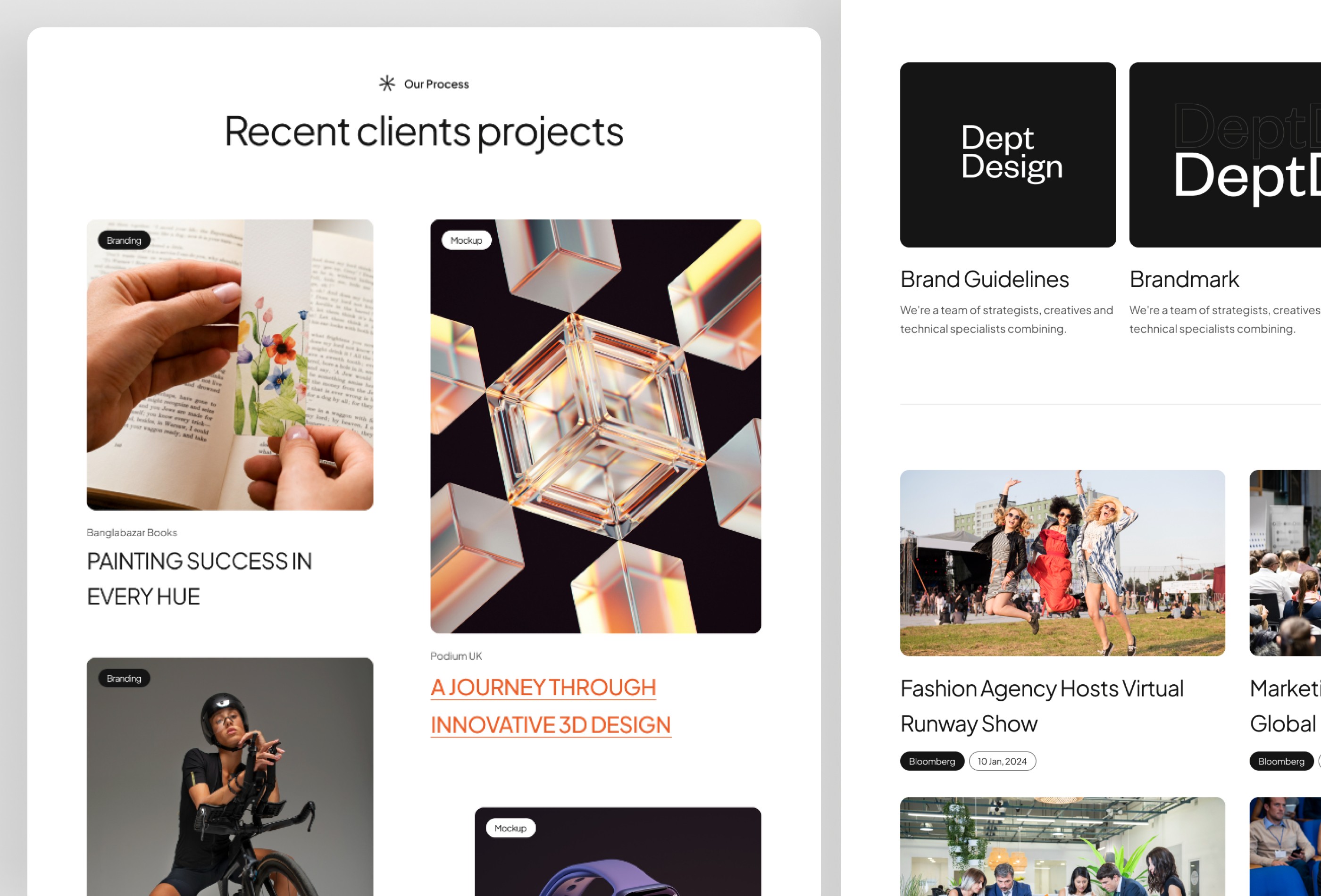 Screenshot 4 for Krafty, a Framer Marketplace template by Framerbite.