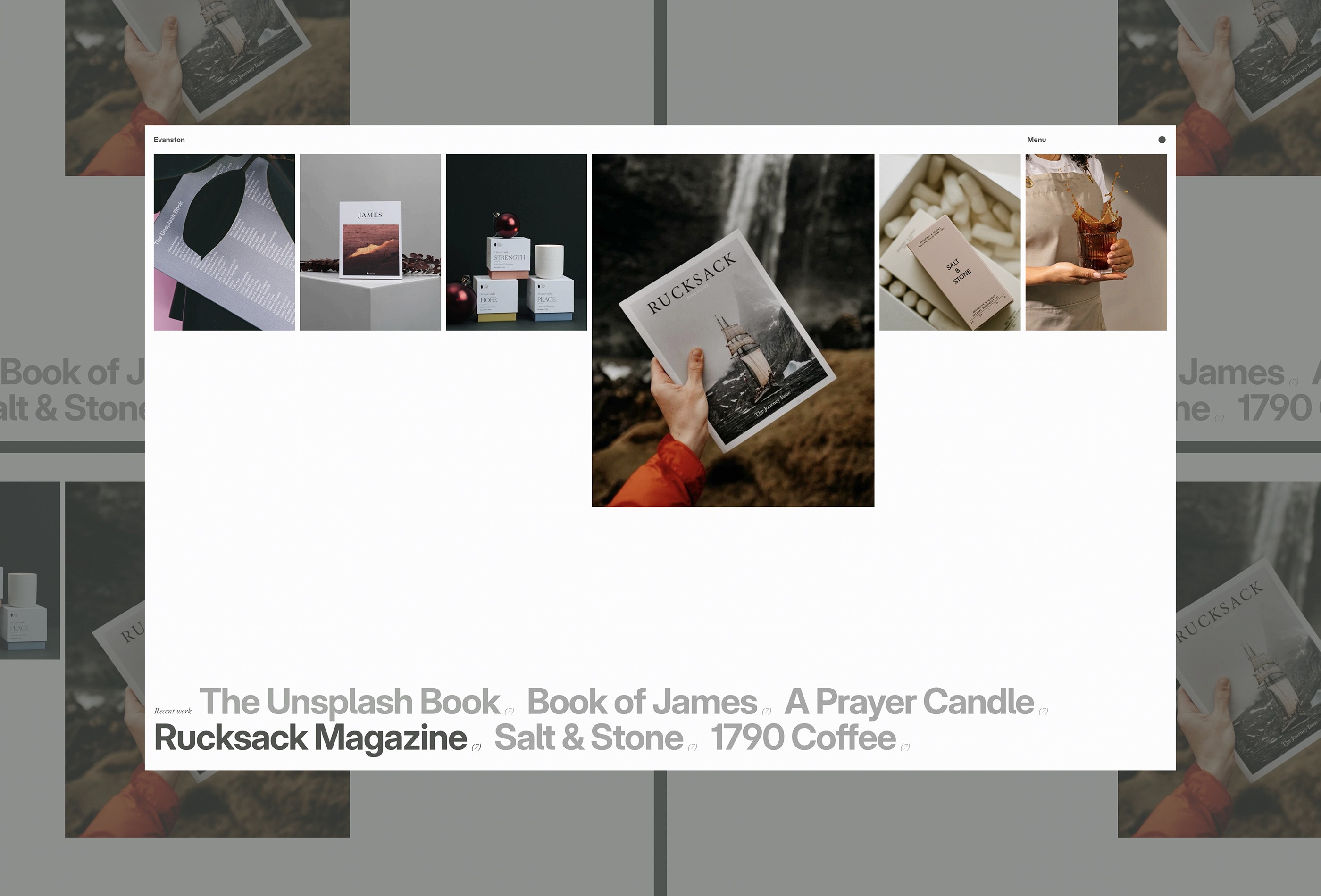 Screenshot 2 for Evanston, a Framer Marketplace template by Fouroom.