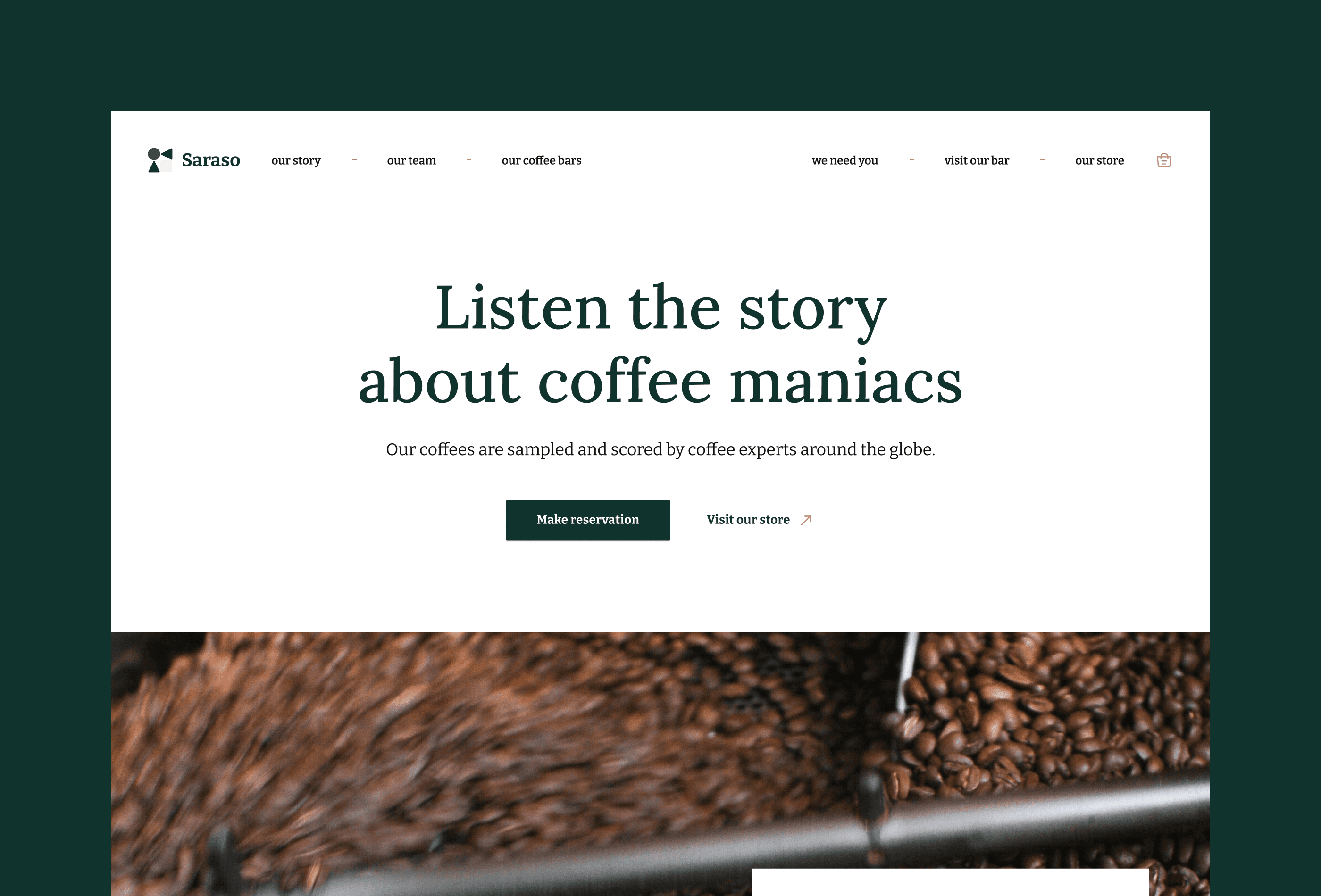 Screenshot 3 for Saraso, a Framer Marketplace template by Petr Bilek.