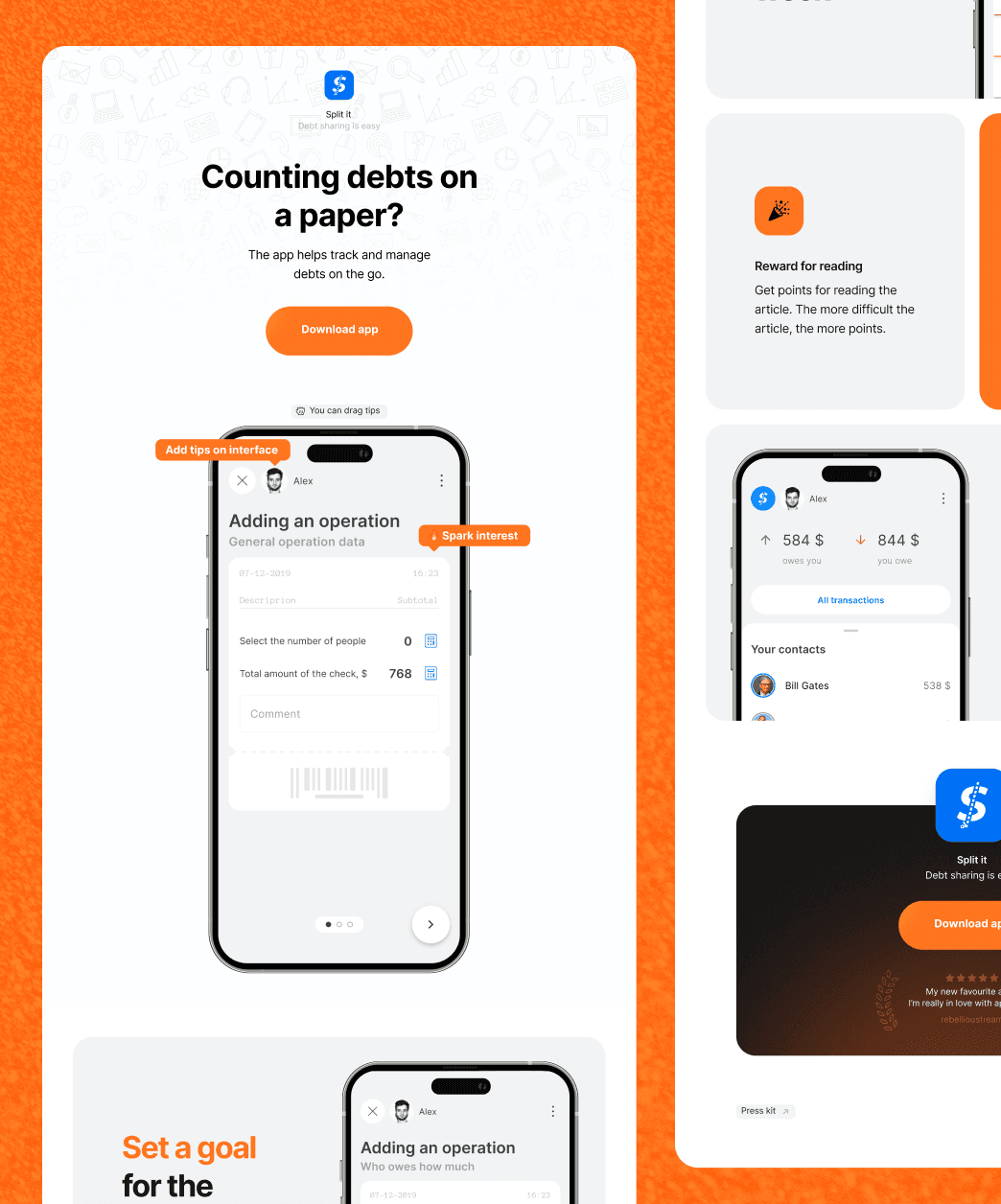 Screenshot 1 for Showcase, a Framer Marketplace template by Showcase.