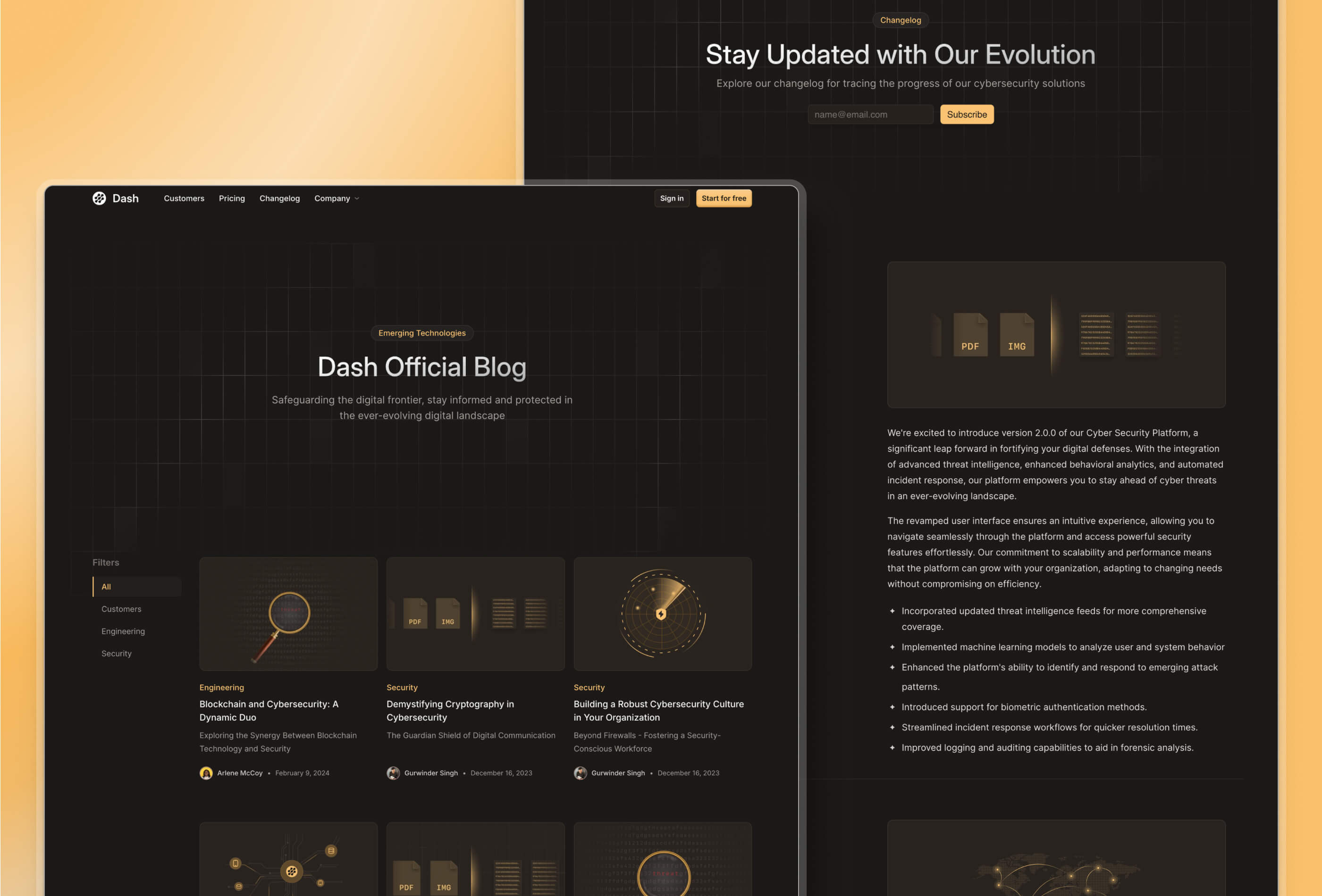 Screenshot 4 for Dash, a Framer Marketplace template by Yadwinder Singh.