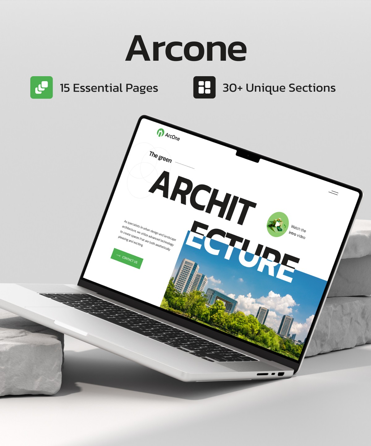 Screenshot 1 for ArcOne, a Framer Marketplace template by Sailr.