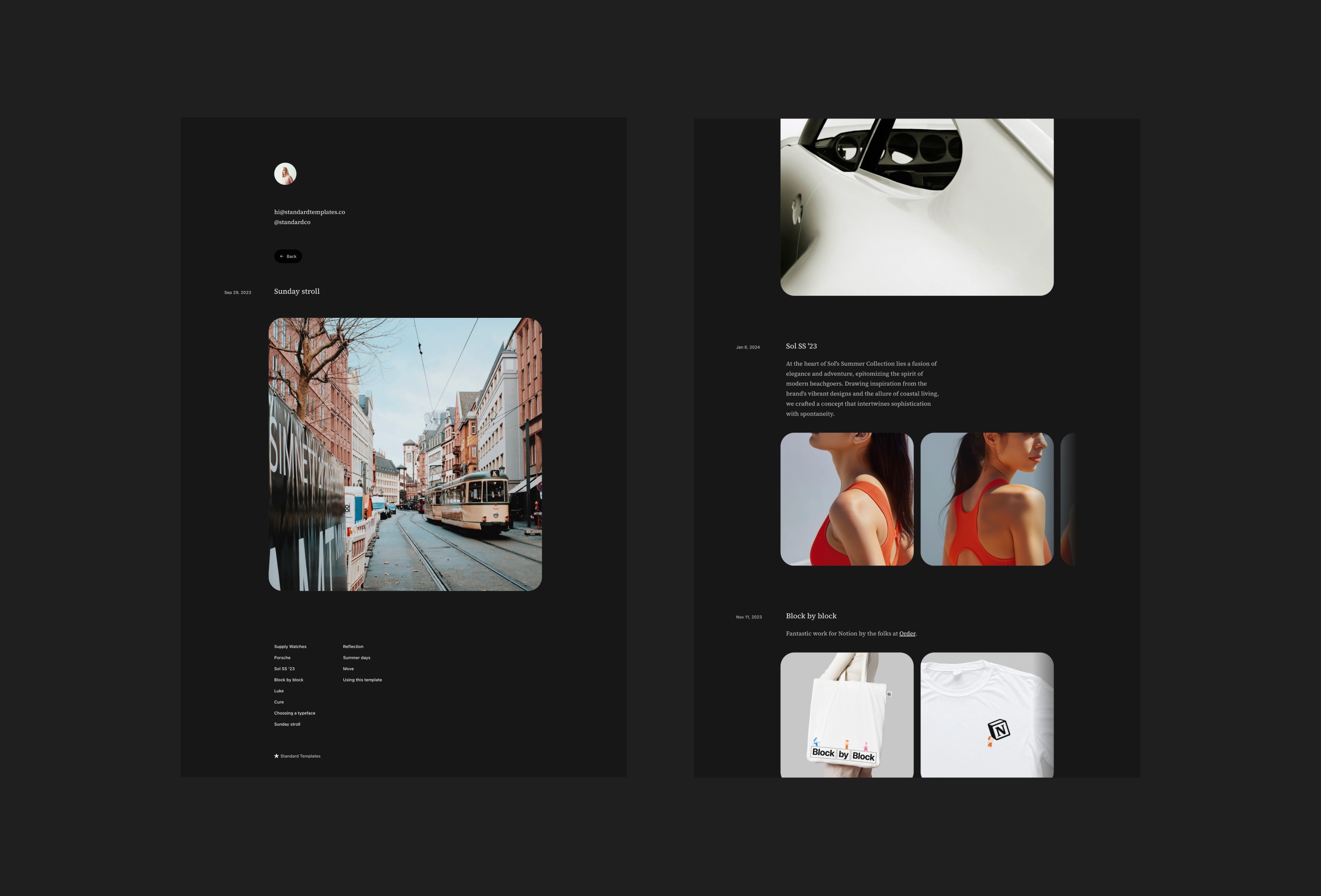 Screenshot 3 for Std Bureau, a Framer Marketplace template by Standard Templates.