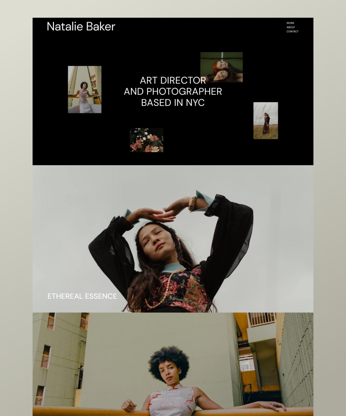 Screenshot 1 for Natalie, a Framer Marketplace template by Studio Kismo.