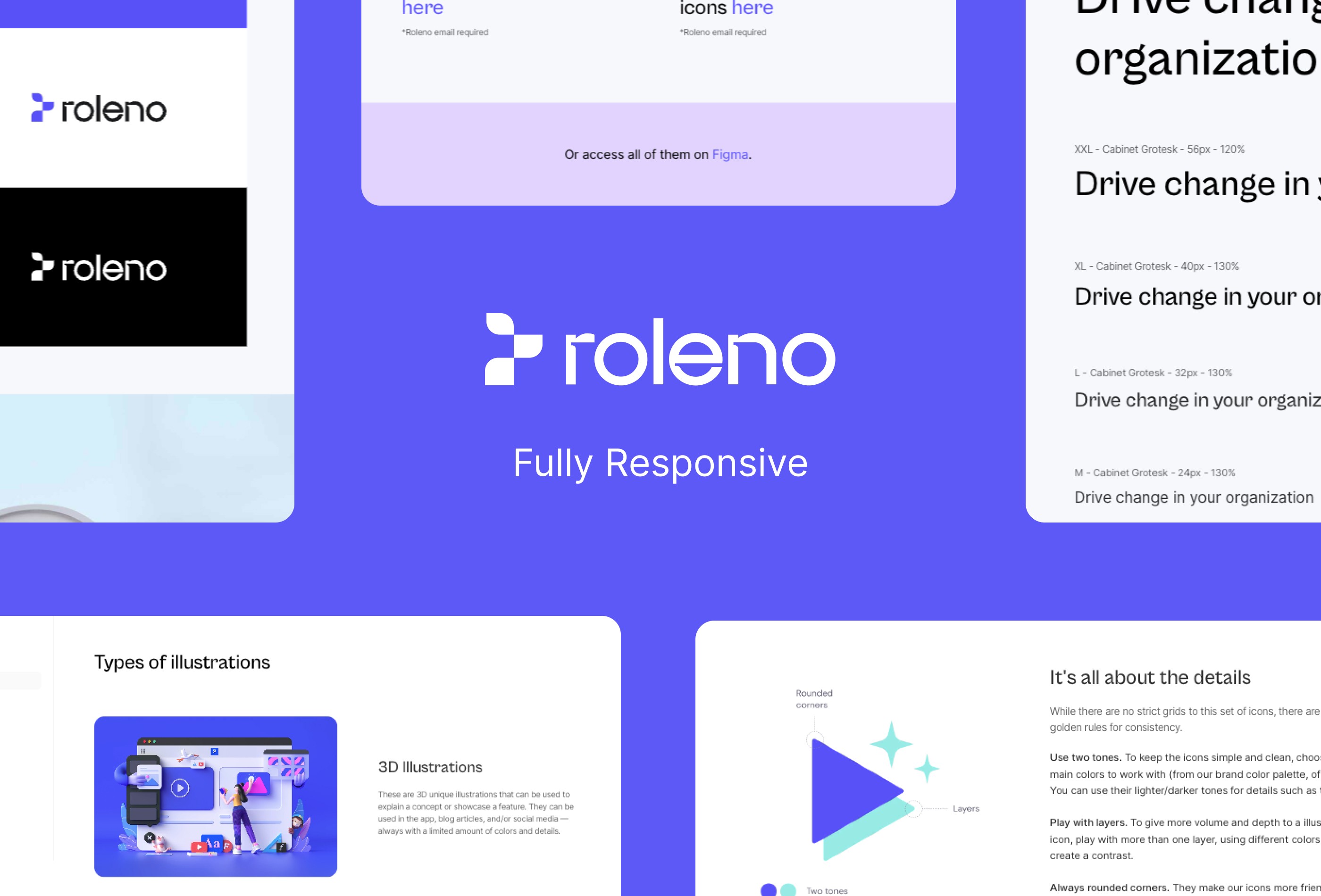 Screenshot 4 for Roleno, a Framer Marketplace template by Harsh Shah.