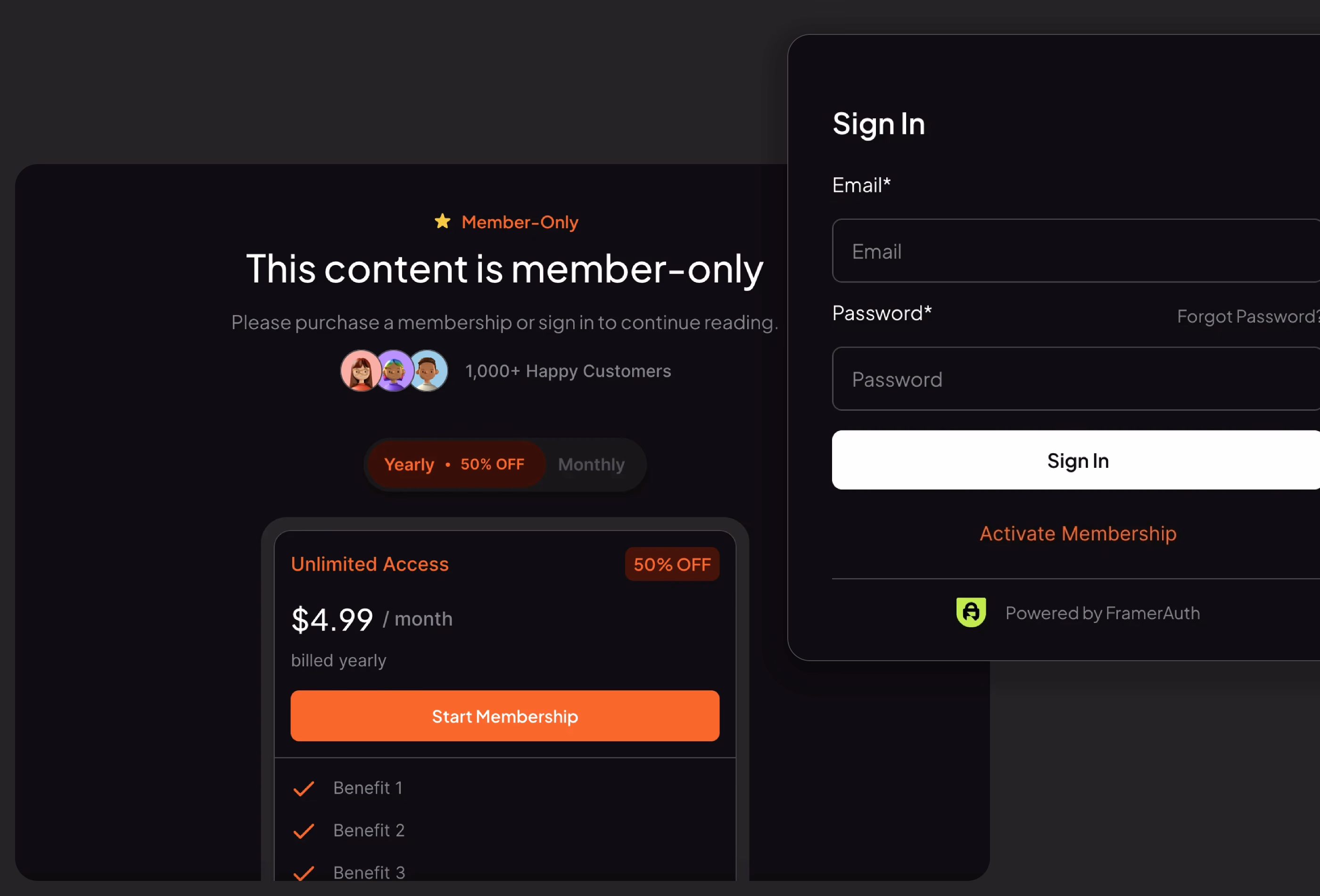 Thumbnail 2 for DesignerHub, a Framer Marketplace template by Danny Sapio.