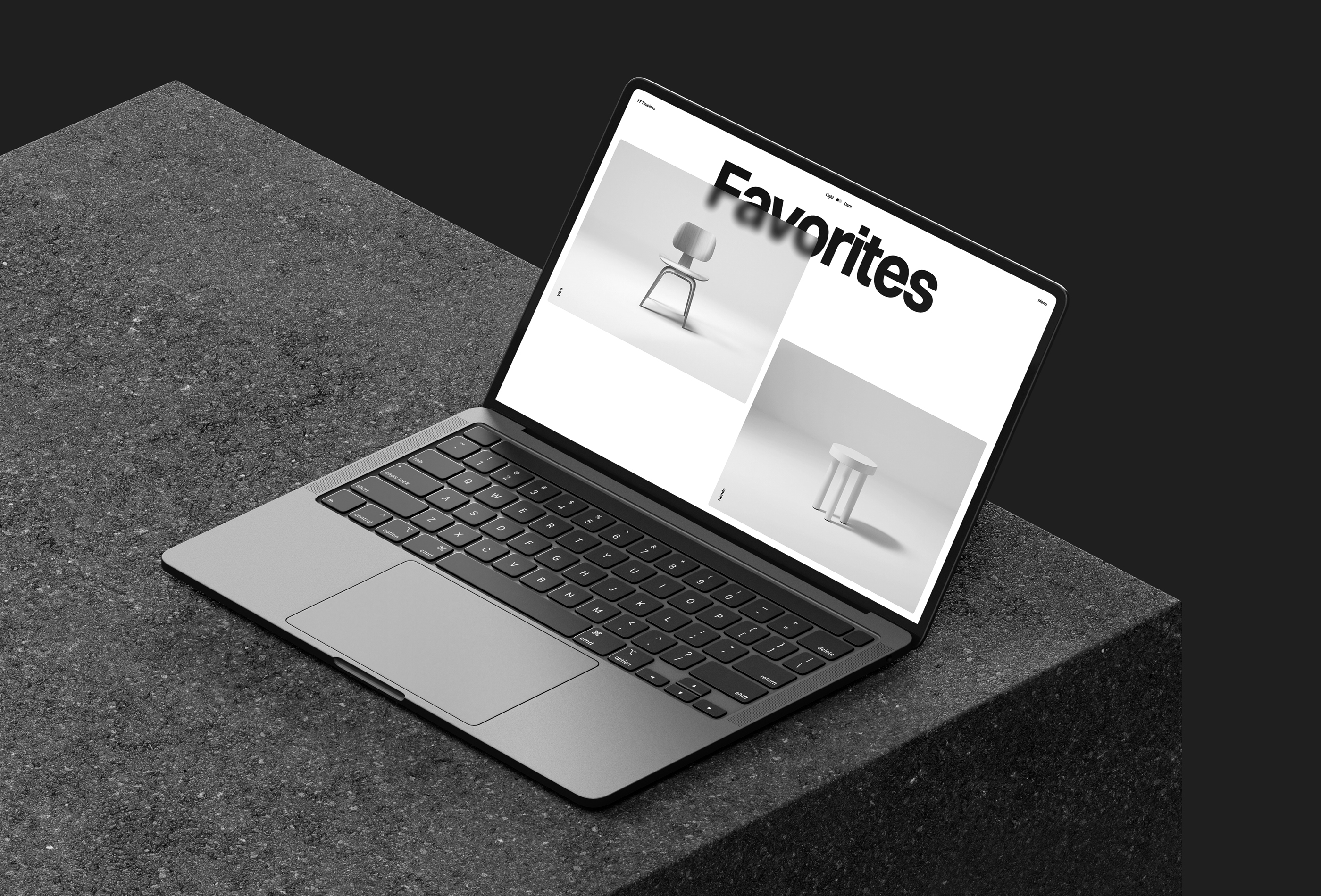 Screenshot 3 for FF Timeless, a Framer Marketplace template by Favorit × Frame.
