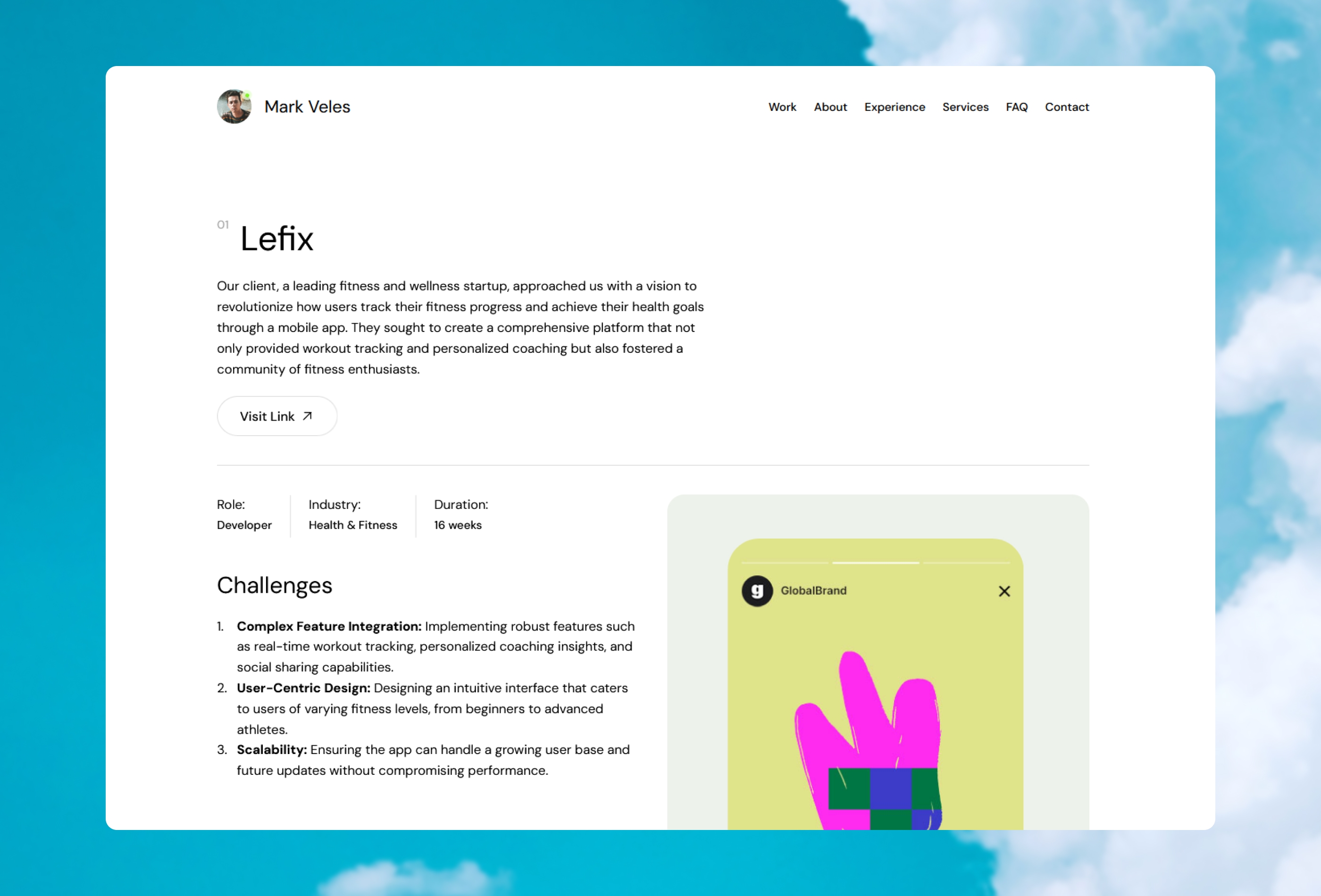 Screenshot 3 for VELES, a Framer Marketplace template by boucheedesign.