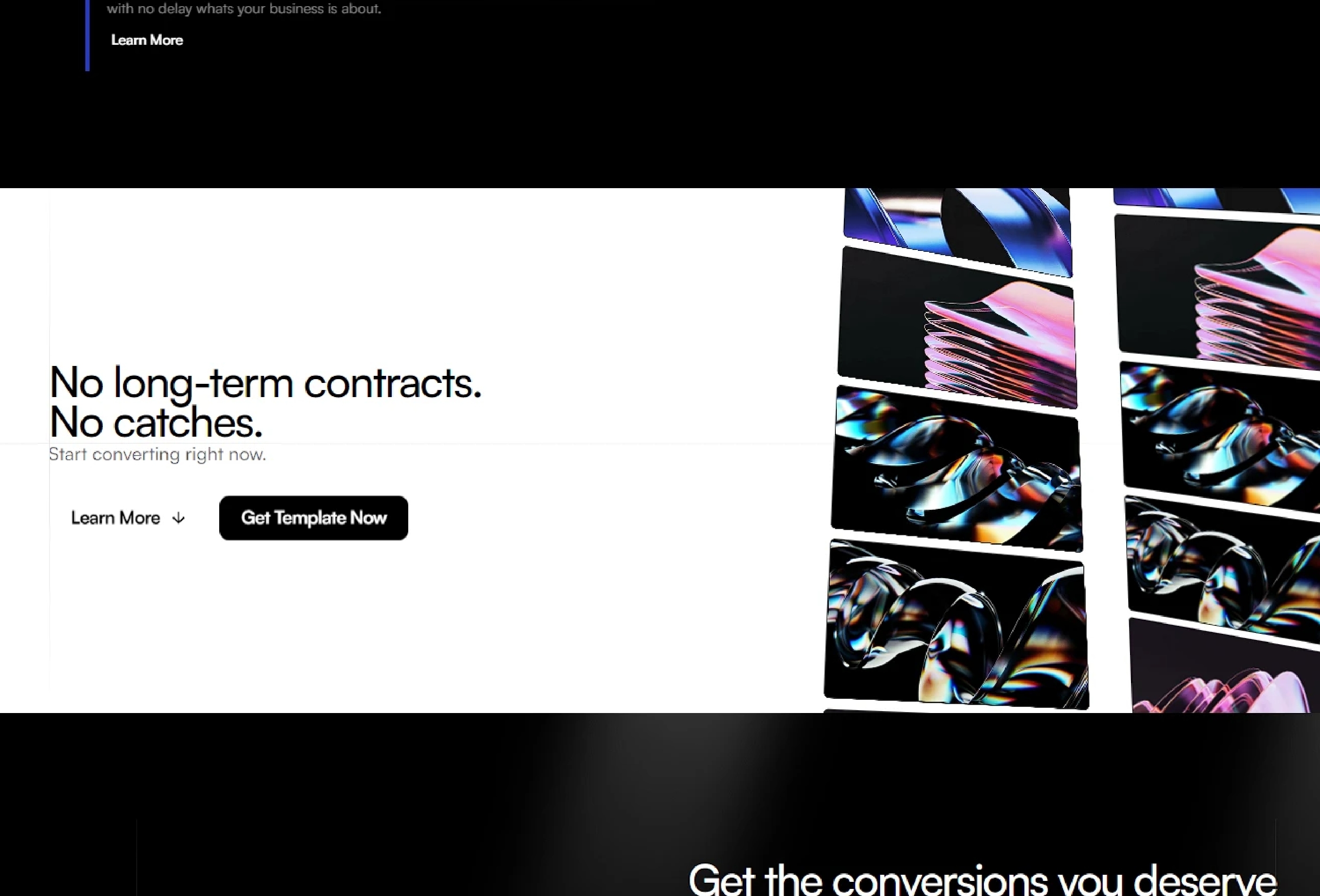 Screenshot 3 for Gridish, a Framer Marketplace template by João Conrad.