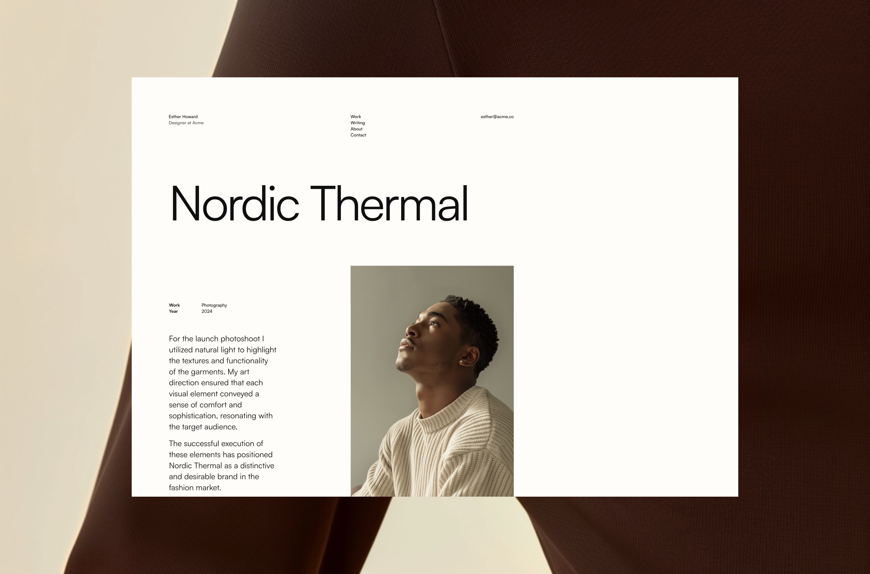 Screenshot 4 for Std Baseline, a Framer Marketplace template by Standard Templates.