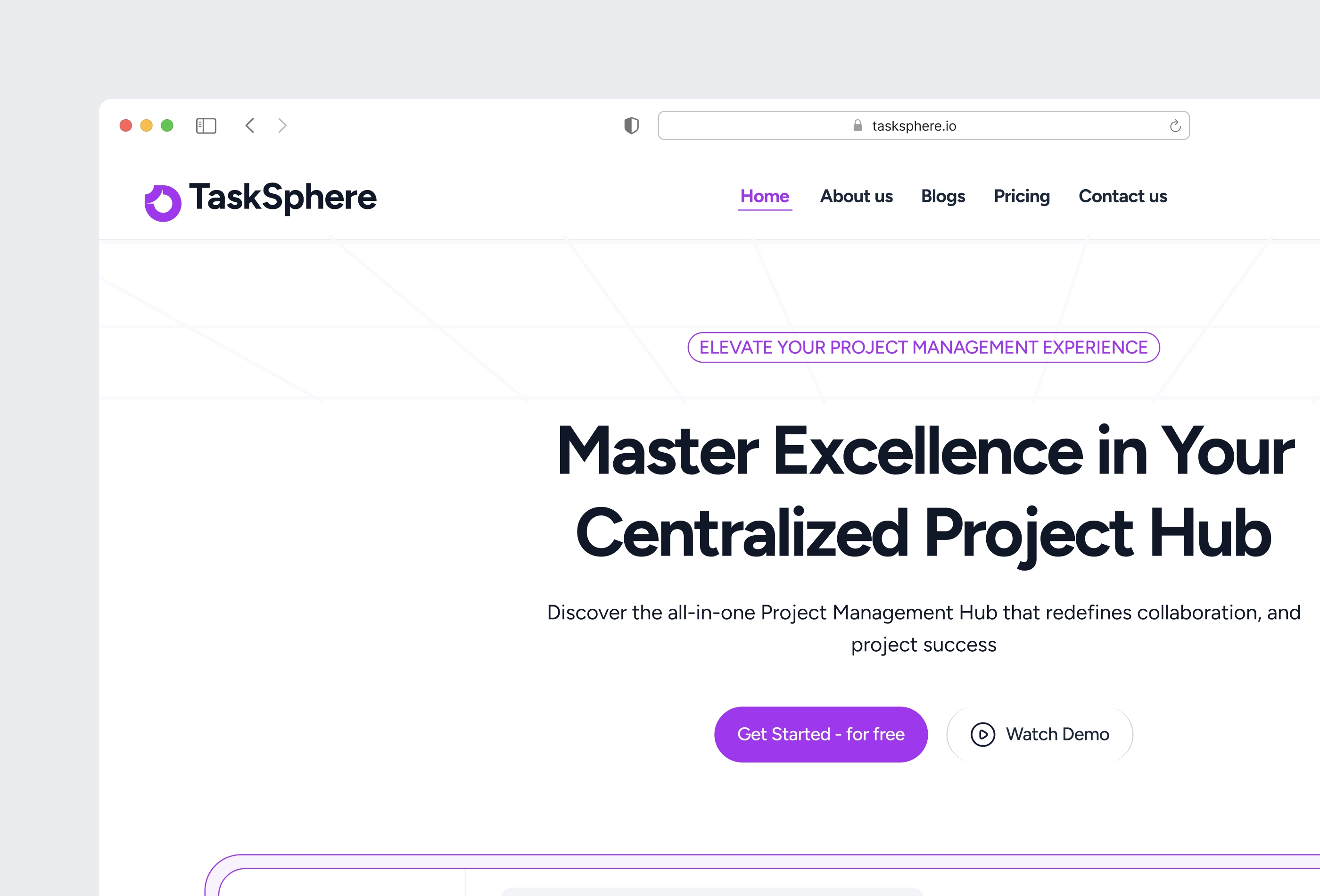 Screenshot 3 for Taskphere, a Framer Marketplace template by Salahudeen Ahmad Idowu.