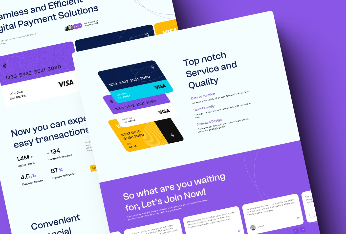 Screenshot 2 for Masraf, a Framer Marketplace template by Mejed Alkoutaini.