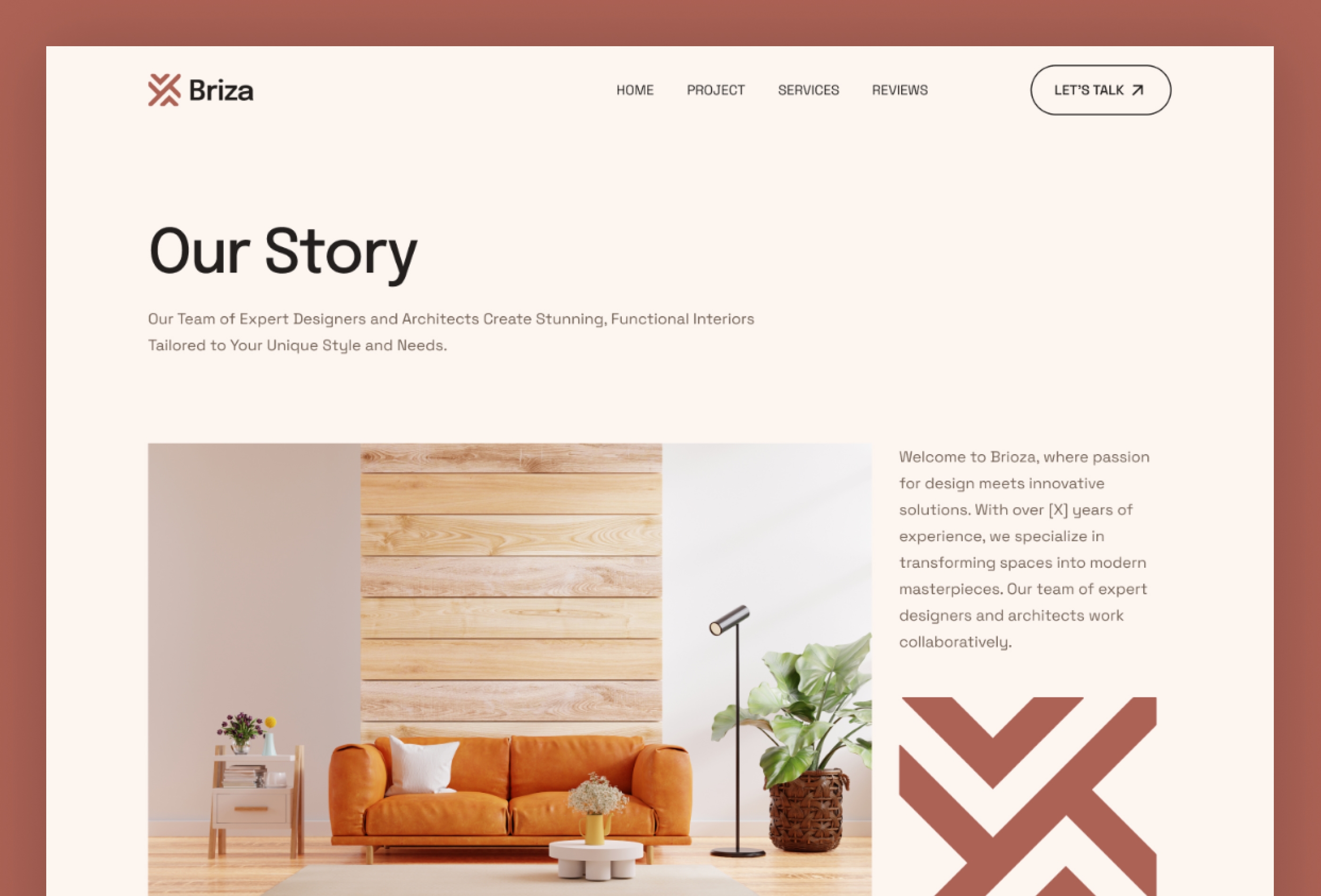 Screenshot 3 for Briza, a Framer Marketplace template by Framerbite.