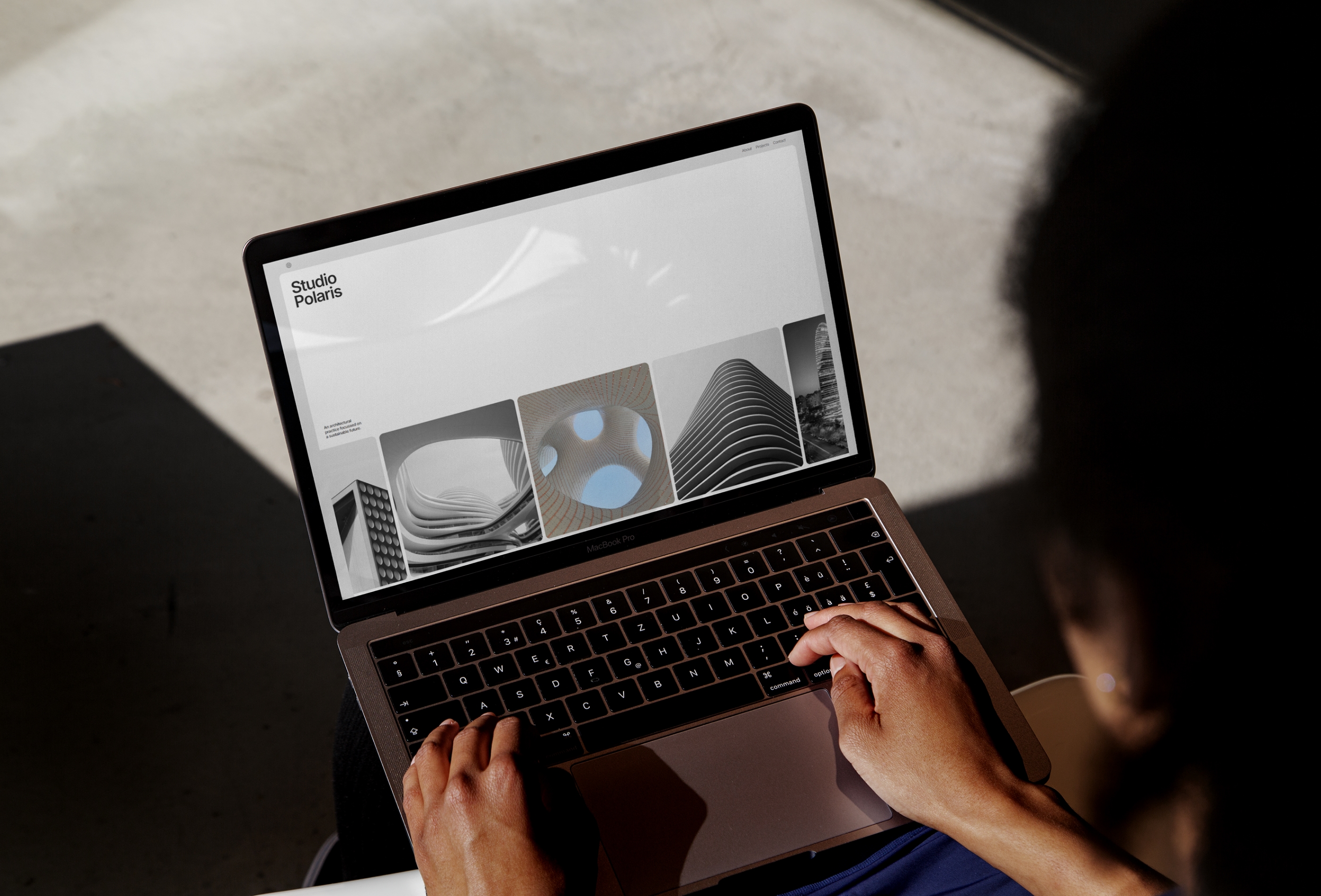 Screenshot 1 for Polaris, a Framer Marketplace template by Fielder Agency.